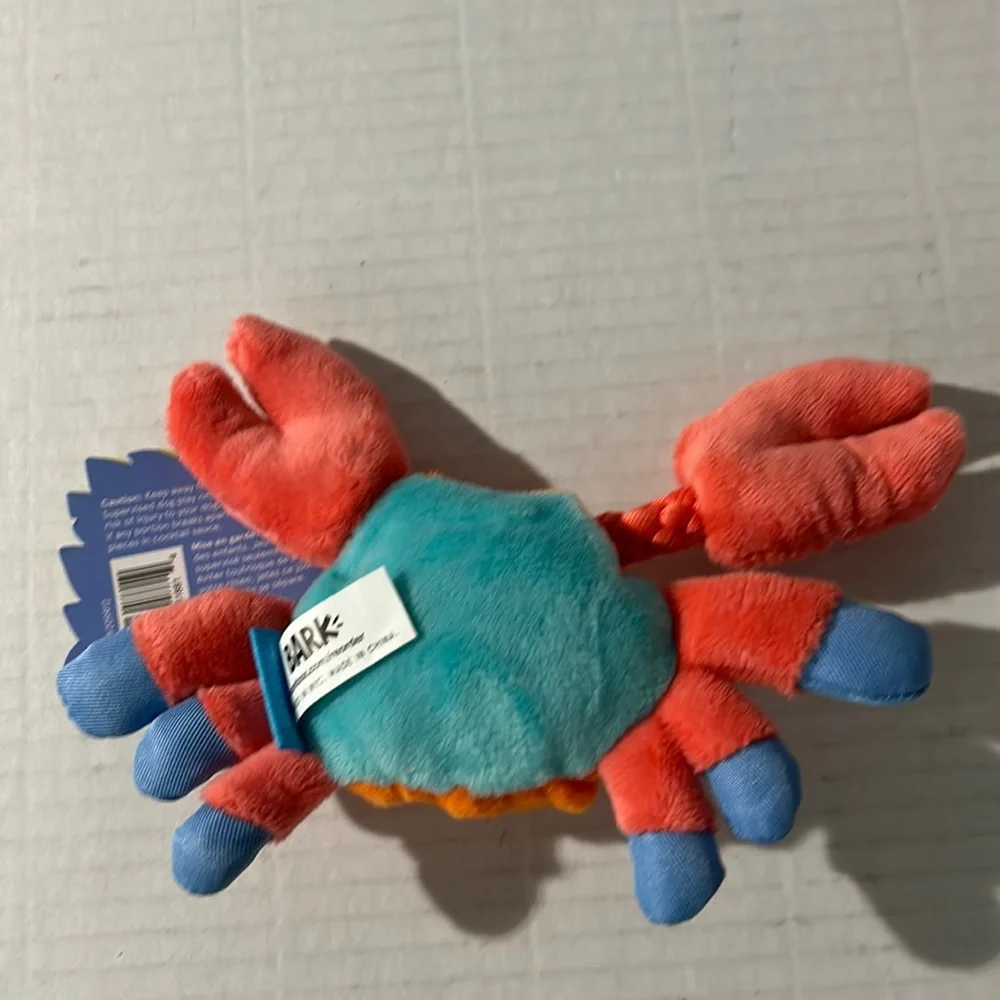 Bark Sally Bitefoot Crab Dog Toy XS-S